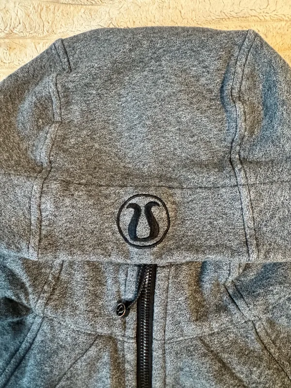 Grey Lululemon Scuba Full-Zip - Image 2