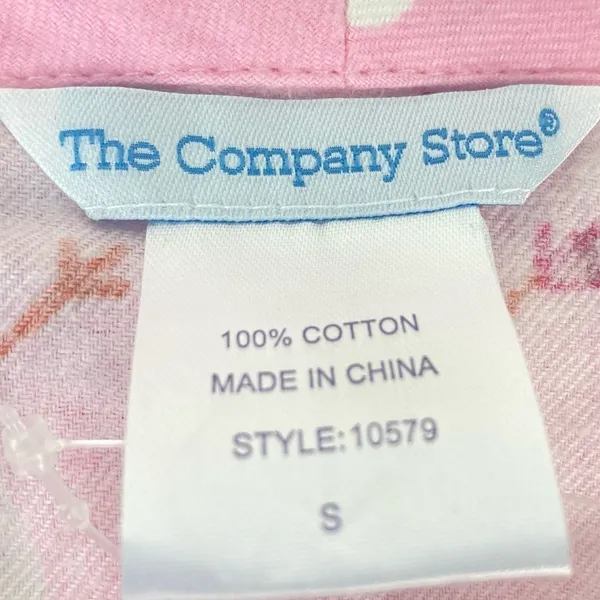 THE COMPANY STORE Pink Snowman Cotton Pj’s Flannel Pajamas * NWOT - Image 10