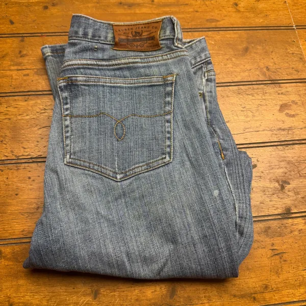 Lauren Jeans Co Ralph Lauren Womens Bootcut Denim Pants Medium Wash Size 6P‎ - Image 2