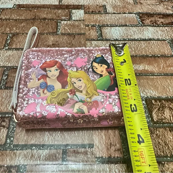 Disney Princess Pink Glitter Princess Wristlet - Image 6
