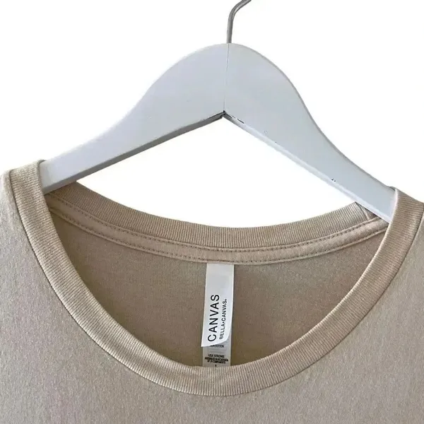 NWOT Canvas Graphic Tee Bohemian Festival Lagenlook Long SZ L - Image 3
