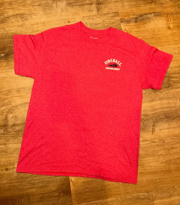 Fireball Large Tee Red - Image 4