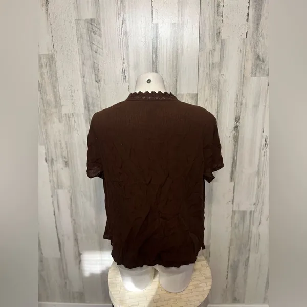 Cardigan Brown Size 14 - Image 3