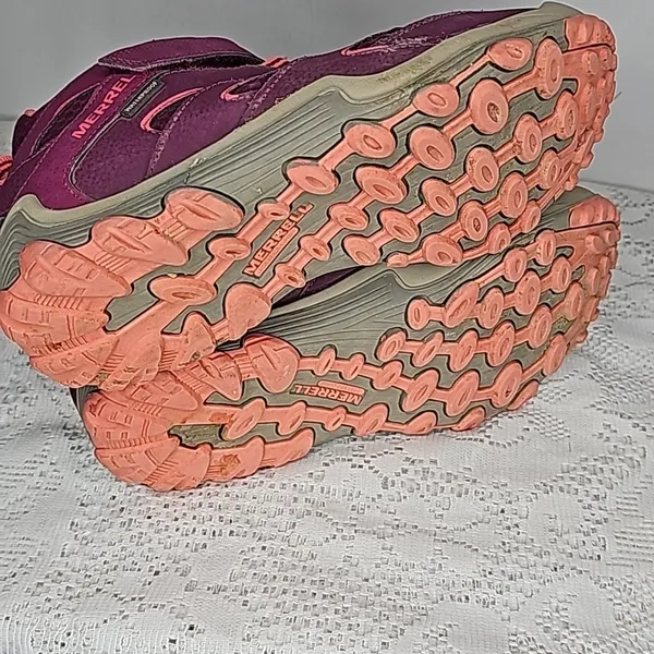 Merrell Chameleon 7 waterproof pink purple hiking trails outdoor shoes sz 7 - Image 8
