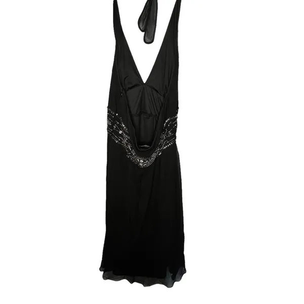 Adrianna Papell Black‎ Silk Dress - Image 4