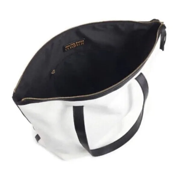Walter Baker‎ Carly Bag Tote Women's One Size Natural Canvas Minimalist Preppy - Image 5