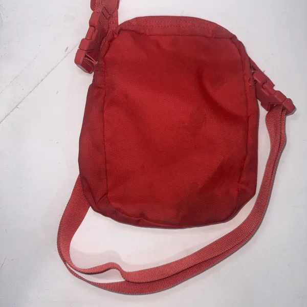 Nike Heritage Sportswear‎ Unisex Red Orange Logo Athletic Running Crossbody Bag - Image 7