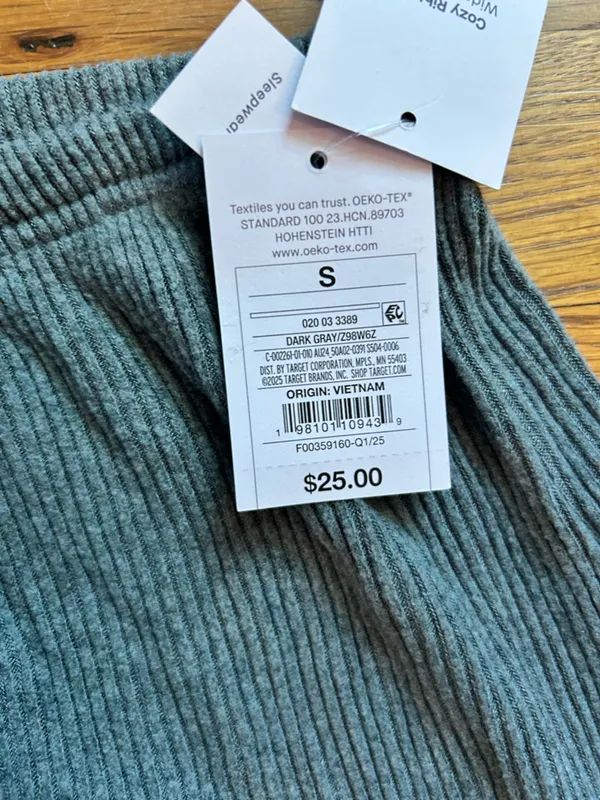 Auden Ribbed Wide-Leg Lounge Pants in Gray - Image 3