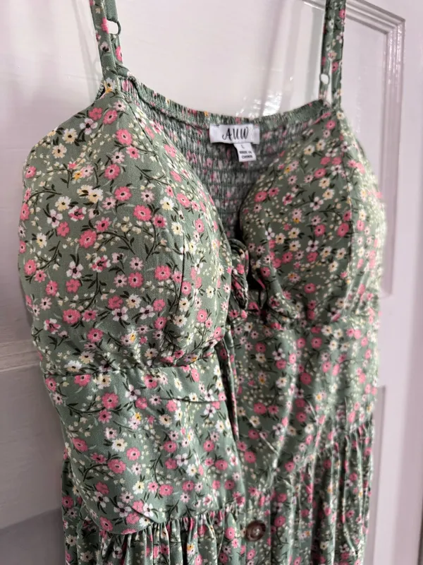 Floral Summer Dress Size M/L - Image 2