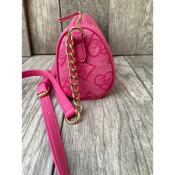 Juicy Couture | Pink Heart Logo Crossbody Bag & Card Holder Set - Image 4