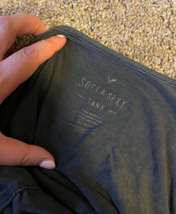 American Eagle Soft And Sexy Peplum Tank - Image 2