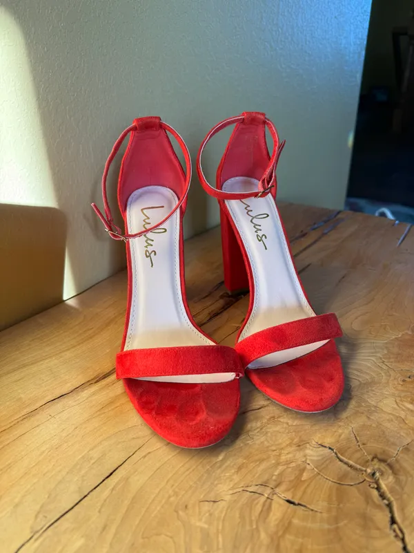 Lulus Red Heels - Image 4