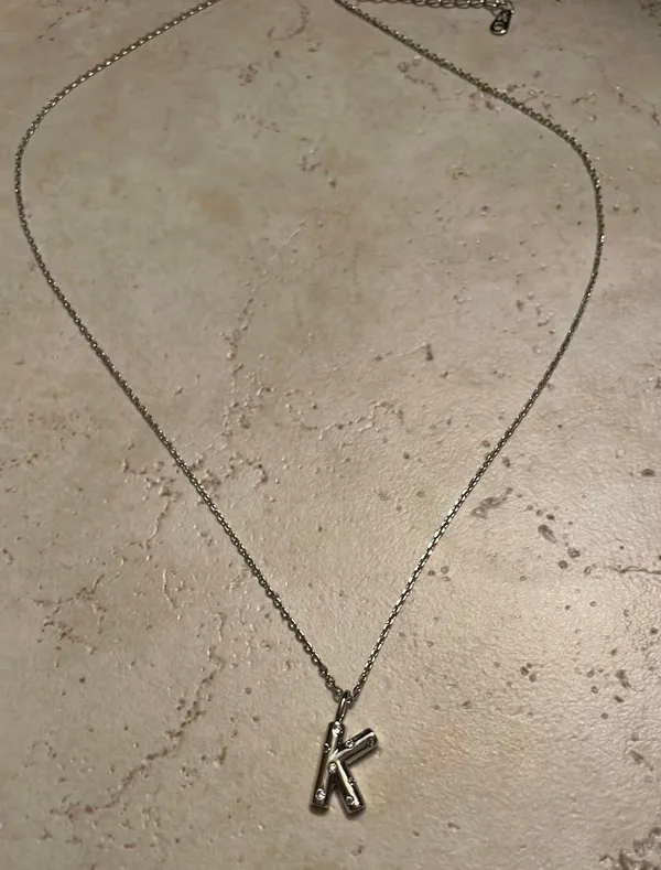 Target Letter “K” Necklace - Image 2