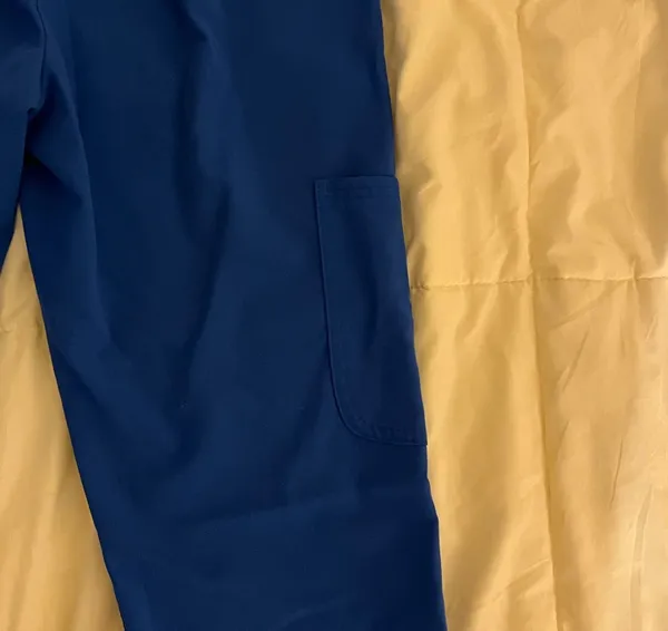 Royal Blue Grey's Anatomy Scrubs - Image 6