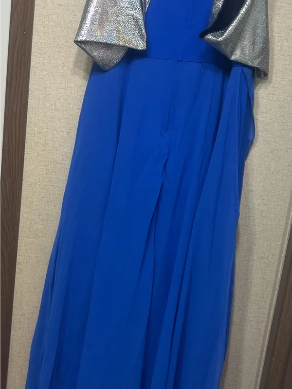 Elegant Royal Blue formal jumpsuit Dress - Image 2
