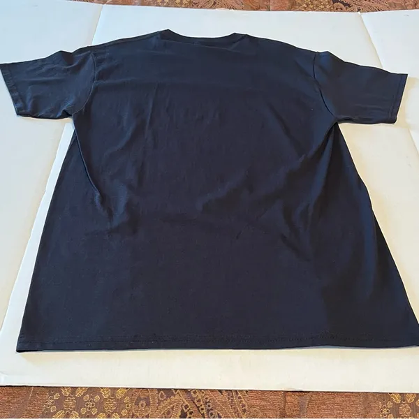 Disney‎ Beauty and the Beast Unisex Size Medium Black Short Sleeve Shirt *FLAW* - Image 8