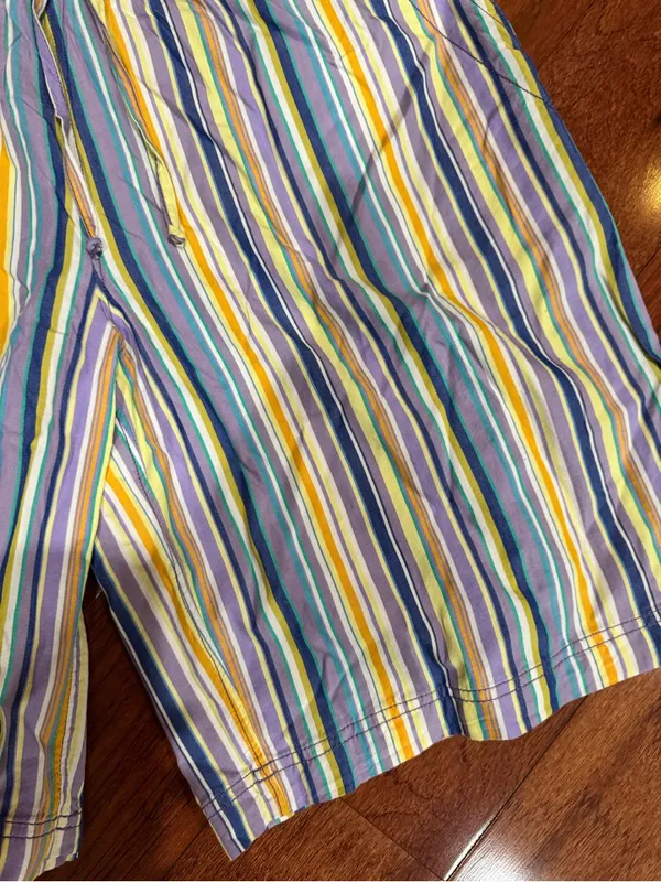 Free People Saylor Poplin Stripe Shorts NWT Size M - Image 4