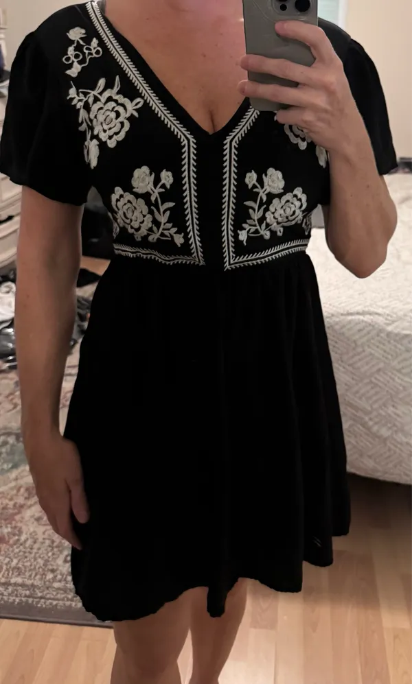 SheIn Black mini dress - Image 2