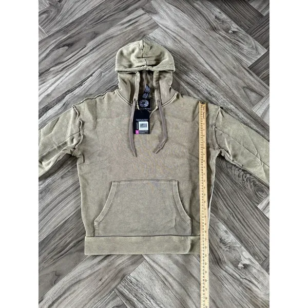 ALPHALETE Women’s Terry Oversized Hoodie - Smokey Quartz ,Size XS - Image 5