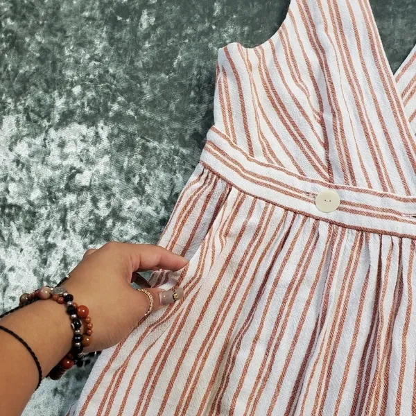 Zara Striped Wrap Dress TRF‎ Collection - Image 3