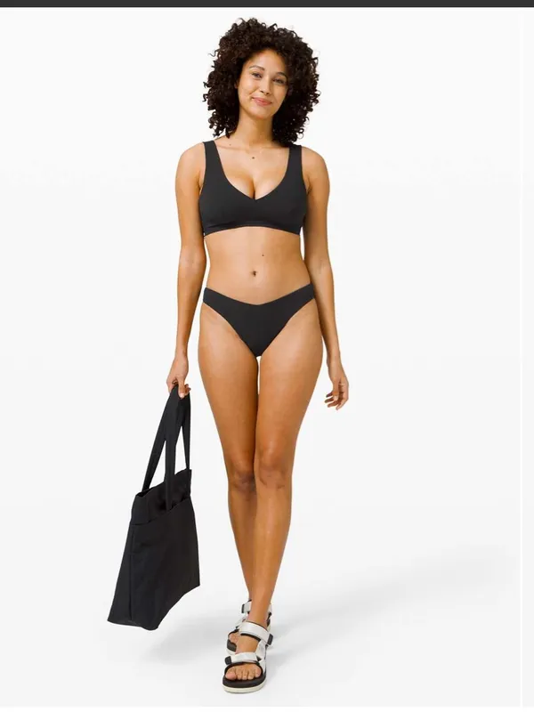 Lululemon Calm Tides Black Bikini Top - Image 4