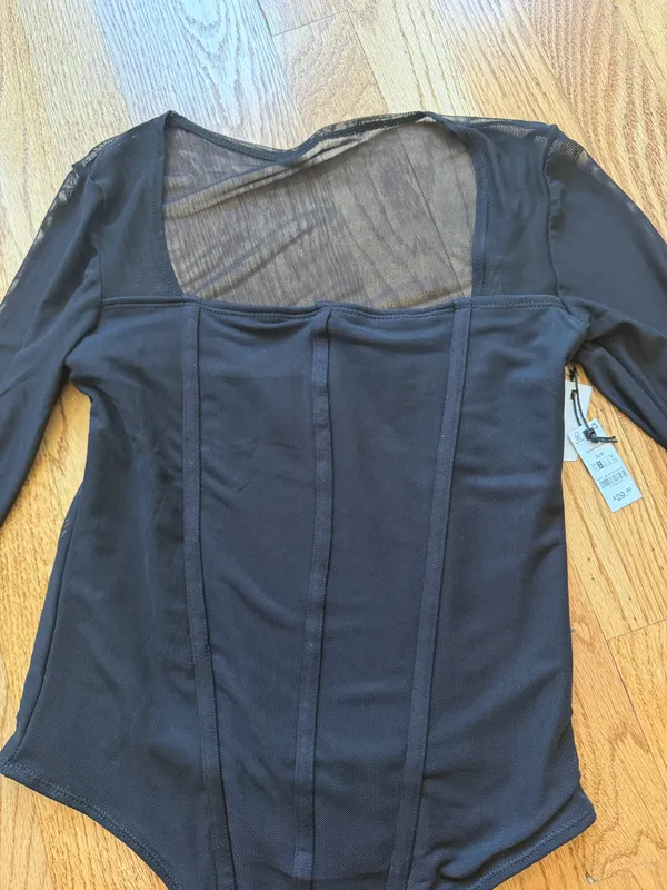 Black bodysuit Size M - Image 2