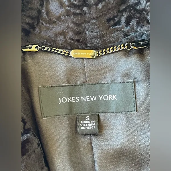 Jones New York Black Teddy Jacket - Image 8