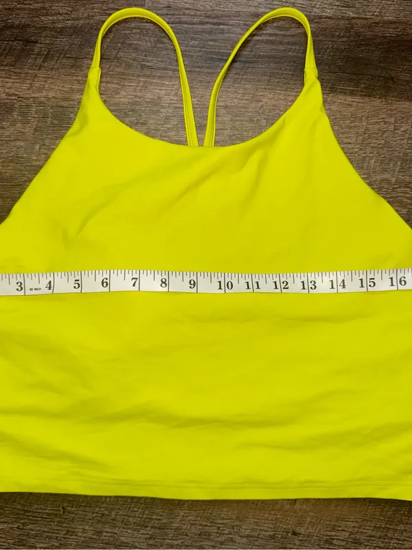 Old Navy Powersoft Neon Strappy Crop Tank Top Size XL - Image 2