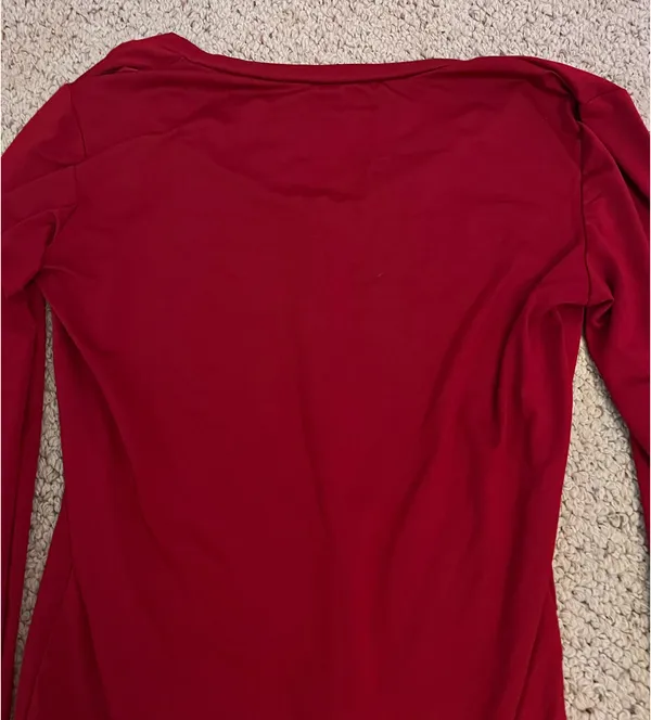 Long sleeve cherry red bodysuit  - Image 4