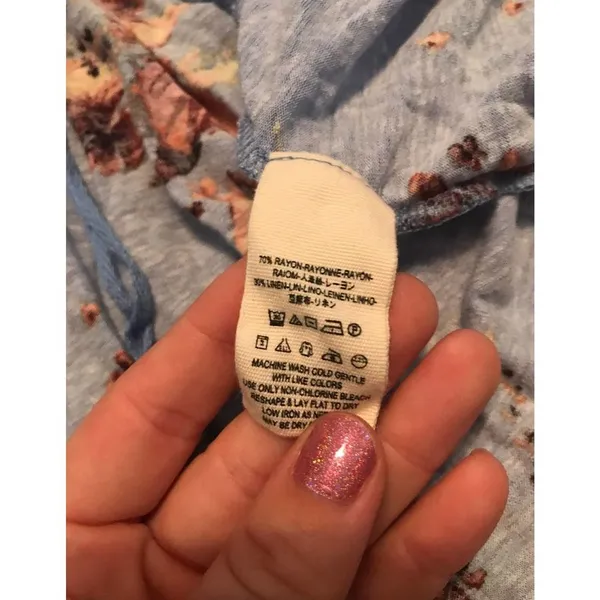 Free people floral top‎ size XS Off the shoulder floral top - Image 4
