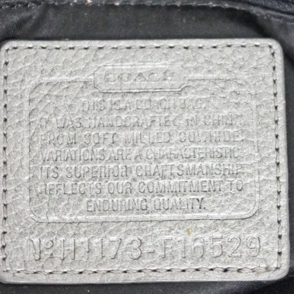 Coach F16529 Penelope Turnlock Silver Leather Satchel - Image 2