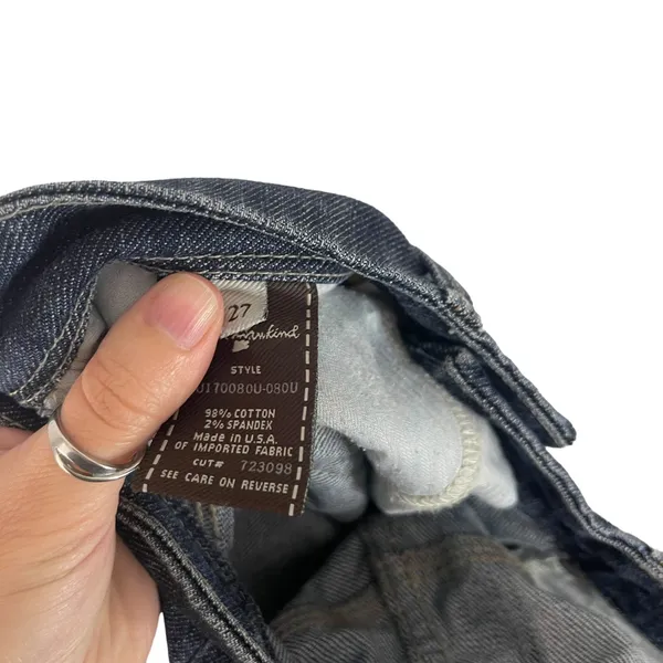 7 For All Mankind Y2k Women's Size 27 Flynt Lowrise Straight‎ Jeans - Image 8