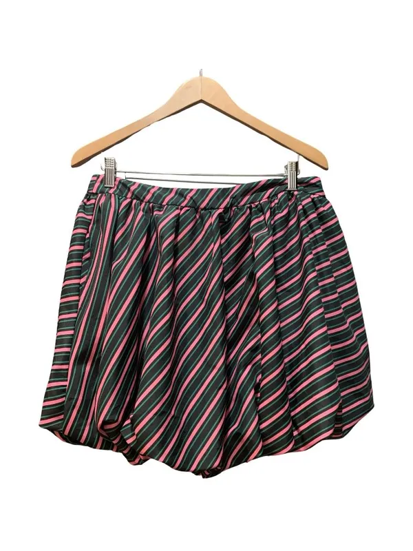 Wicked Movie Paul Tazewell sz L Striped Bubble Skirt Women's pink green Broadway - Image 2