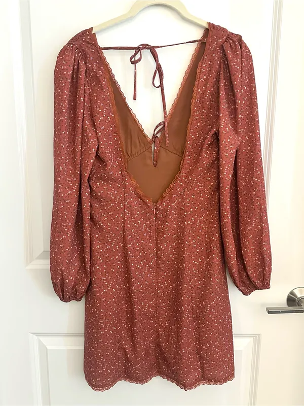 Storia Long Sleeve Mini Dress NWT Small - Image 3