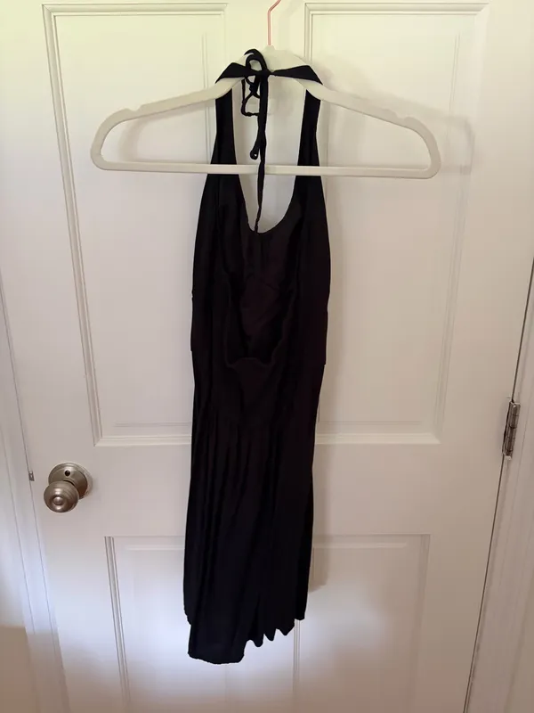 Hollister Black Halter Mini Dress - Image 2