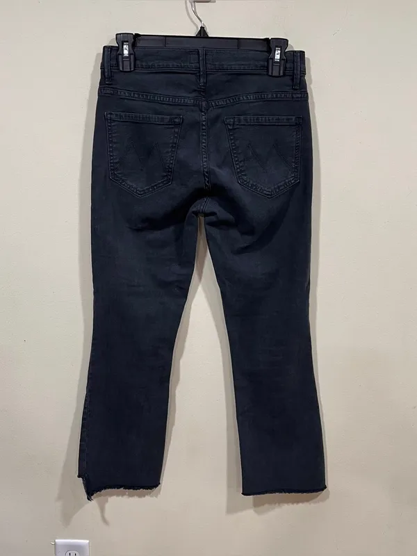 Mother The Insider Crop Step FrayJeans in Night in Paris Size 27 EUC - Image 7
