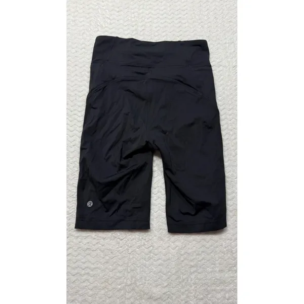 Lululemon Fast and Free High-Rise Short 10 Nulux Black W7AOFS Womens Size 6 - Image 2