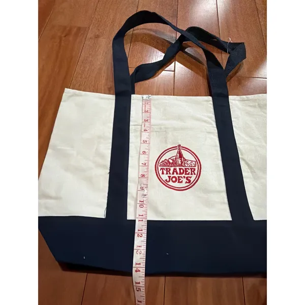 Trader Joe's Canvas Tote‎ Bag Reusable Grocery Bag Big Shopping Bag - Image 6