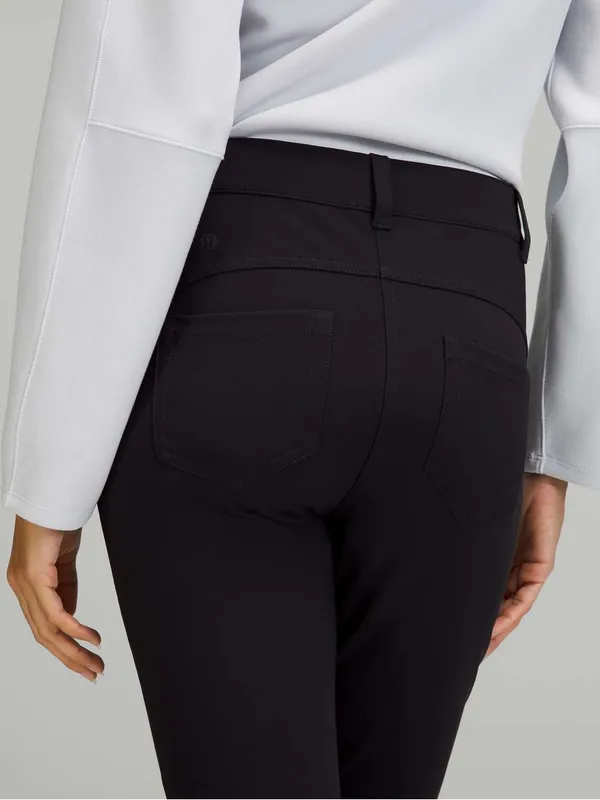 Lululemon City Sleek 5 Pocket 7/8 Pants Black 27 - Image 3