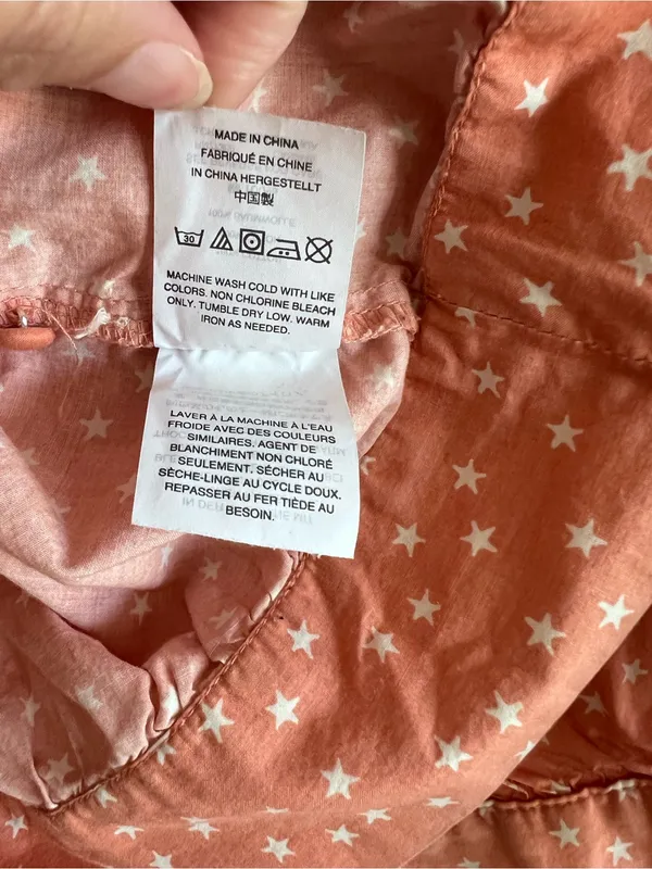 Madewell Women's Star Scatter Wrap Top Peach - Image 9