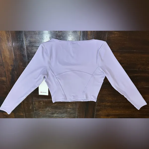 NWT Lululemon Waist-Seamed Nulu Long-Sleeve Shirt - Lilac Ether - 6 - Image 8