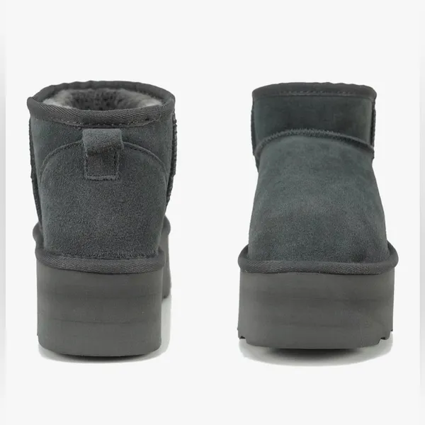 NEW Ultra Mini Platform Classic Short Ankle Cloud Fur Lined Anti-Slip Boots 6.5 - Image 5