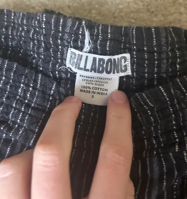 Billabong Striped Flowy Pants - Image 4
