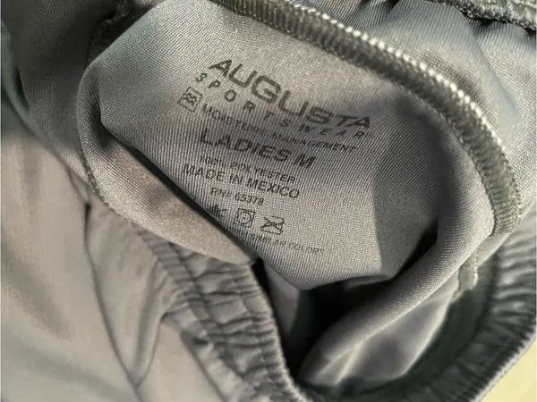 Augusta Sportswear Gray Women's Athletic Shorts - Image 3