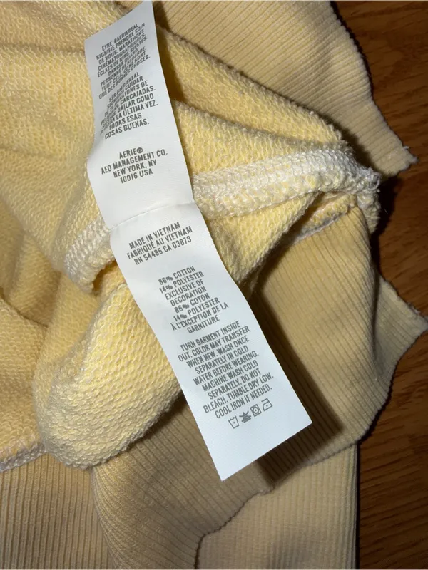 Aerie Downtime V-Neck Sweatshirt Size Medium - Image 6