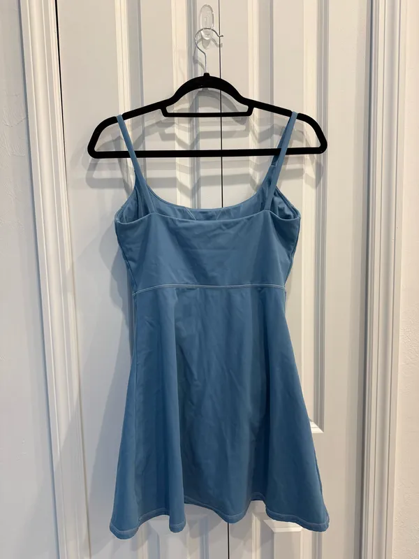 Halara Blue Corset-Style Mini Dress - Image 2