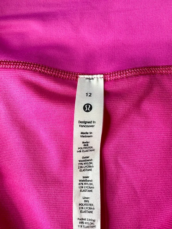 Lululemon Speed Up Shorts Sonic Pink Low Rise Size 12 NWT - Image 10