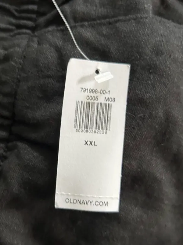 Old Navy black wide leg pants with elastic waistband - Image 3