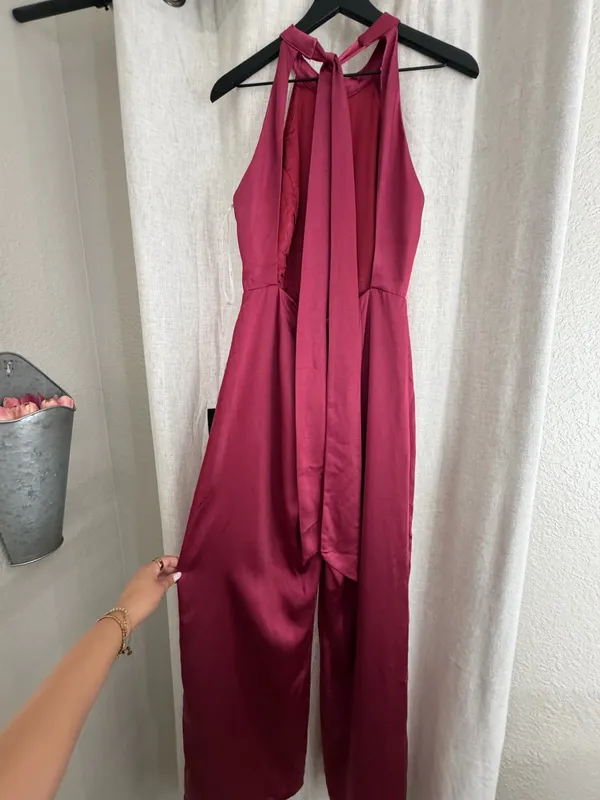 Lulus Jumpsuit Wide-Leg backless - Image 7