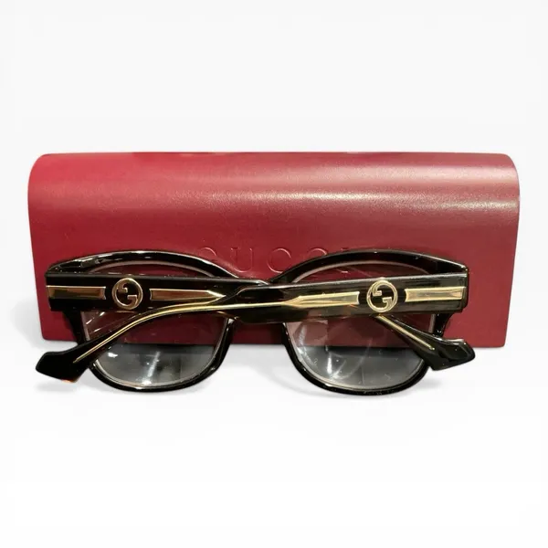 GUCCI GG1775O GG 1775O 002 Tortoise Frame Glasses Eyeglasses 54-18-140 with Case - Image 3